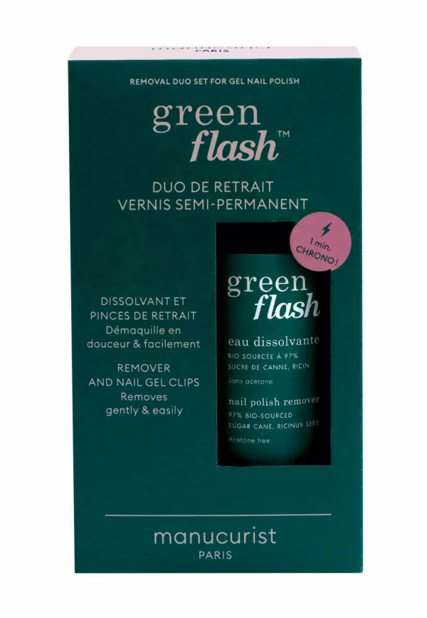 Duo Eau dissolvante Green Flash & Pinces de retrait – Image 1