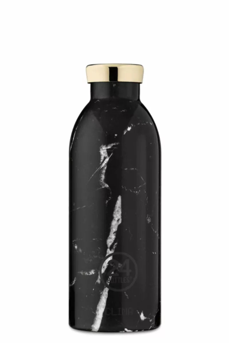 Clima Bottle Isotherme Marble Black 500ml
