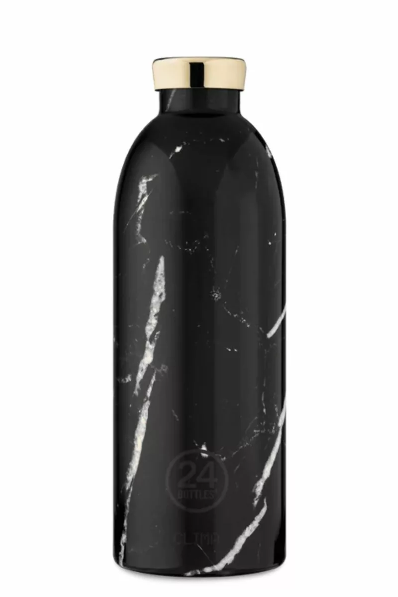 Clima Bottle Isotherme Marble Black 850ml