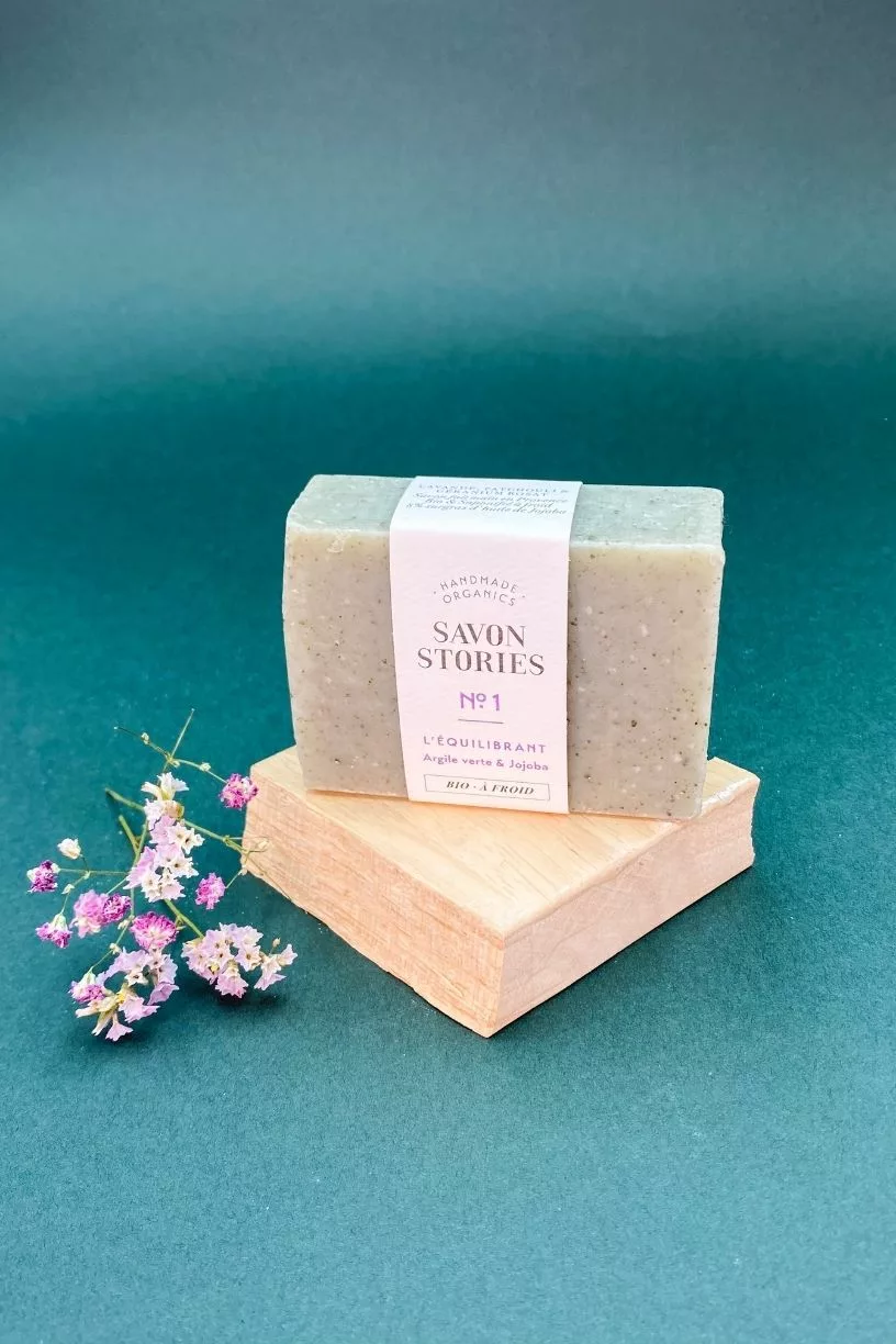 N°1 L’Équilibrant - Savon Bio & Naturel Argile Verte – Image 4