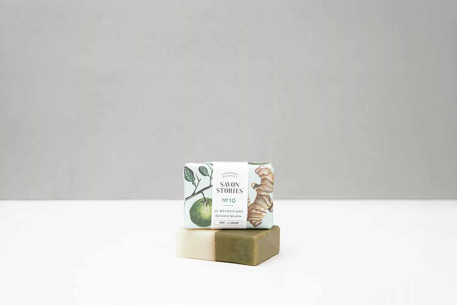 N°10 Le Détoxifiant - Savon Bio & Naturel Détox Épinard - Savon Storie – Image 5