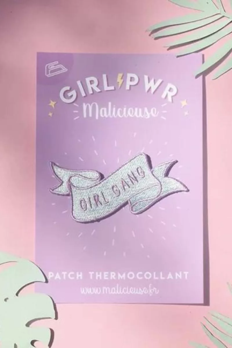 Broderie thermocollante Girl Gang - Malicieuse