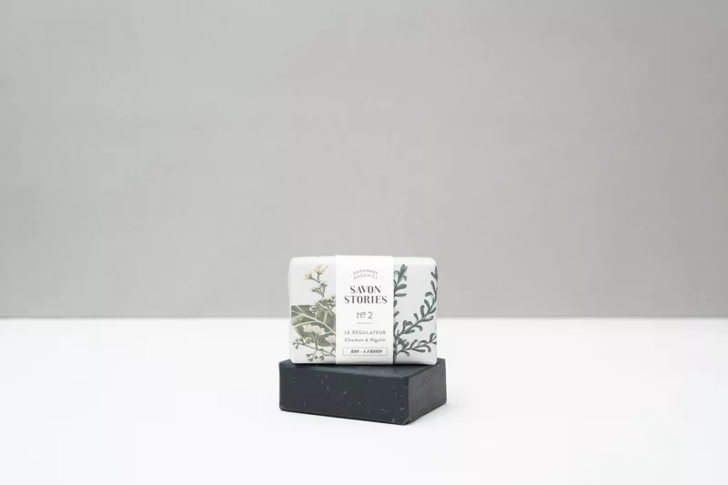 N°2 Le Régulateur - Savon Bio & Naturel Détox au Charbon - Savon Stories