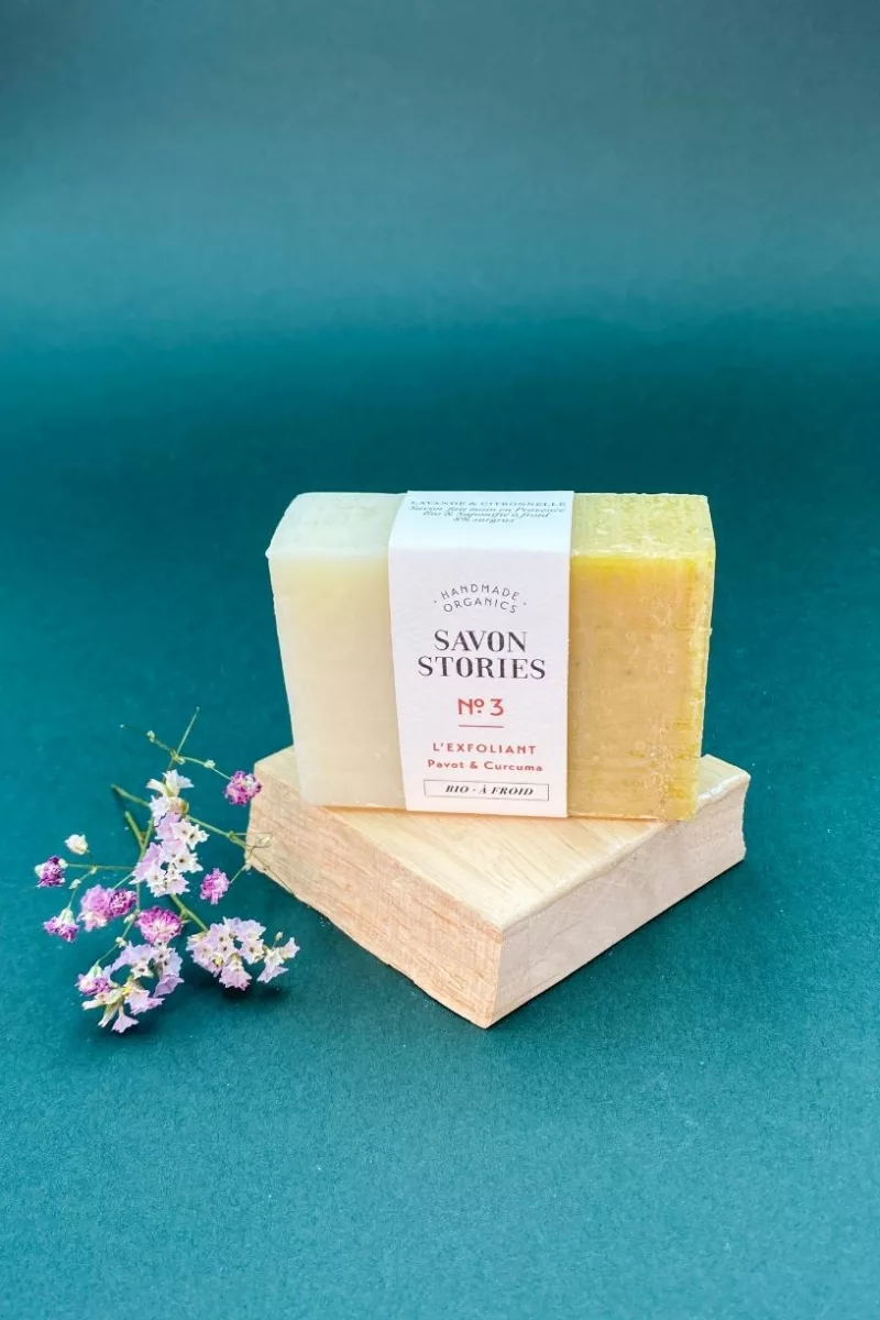 N°3 L’Exfoliant - Savon Bio & Naturel aux graines de pavot - Savon Stories