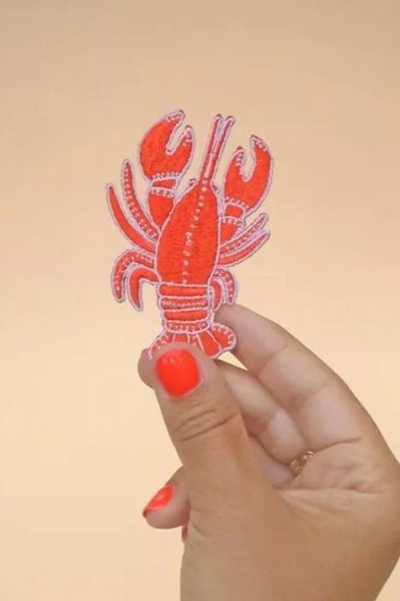Broderie thermocollante Homard