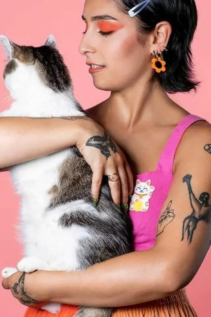 Patch thermocollant Lucky cat – Image 2