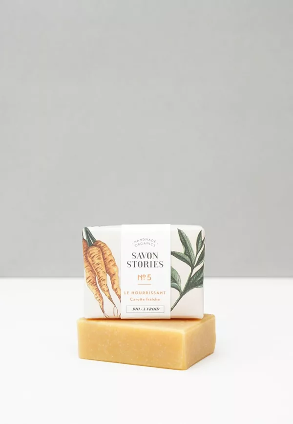 N°5 Le Nourrissant - Savon Bio & Naturel Carotte Fraîche - Savon Stories – Image 5