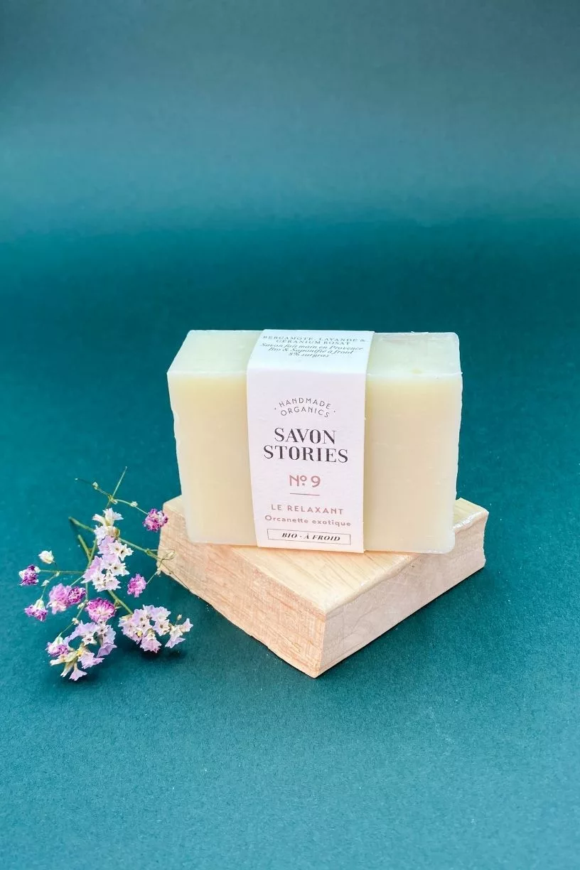 N°9 Le Relaxant - Savon Bio & Naturel Jardin Sauvage - Savon Stories – Image 4