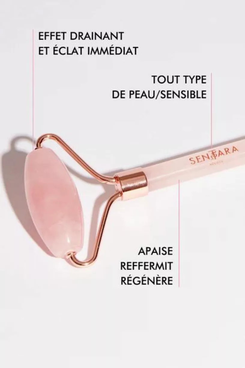 Roller Quartz Rose - Outil de massage – Image 2