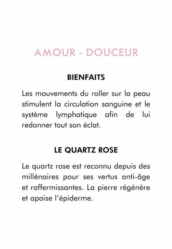 Roller Quartz Rose - Outil de massage – Image 4
