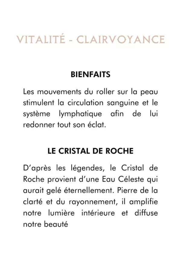 Roller Cristal de Roche - Outil de massage – Image 4