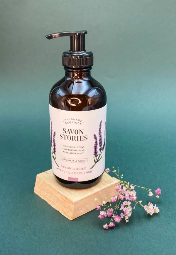 SAVON LIQUIDE BIO - LAVANDE DU CACHEMIRE - Savon Stories – Image 2