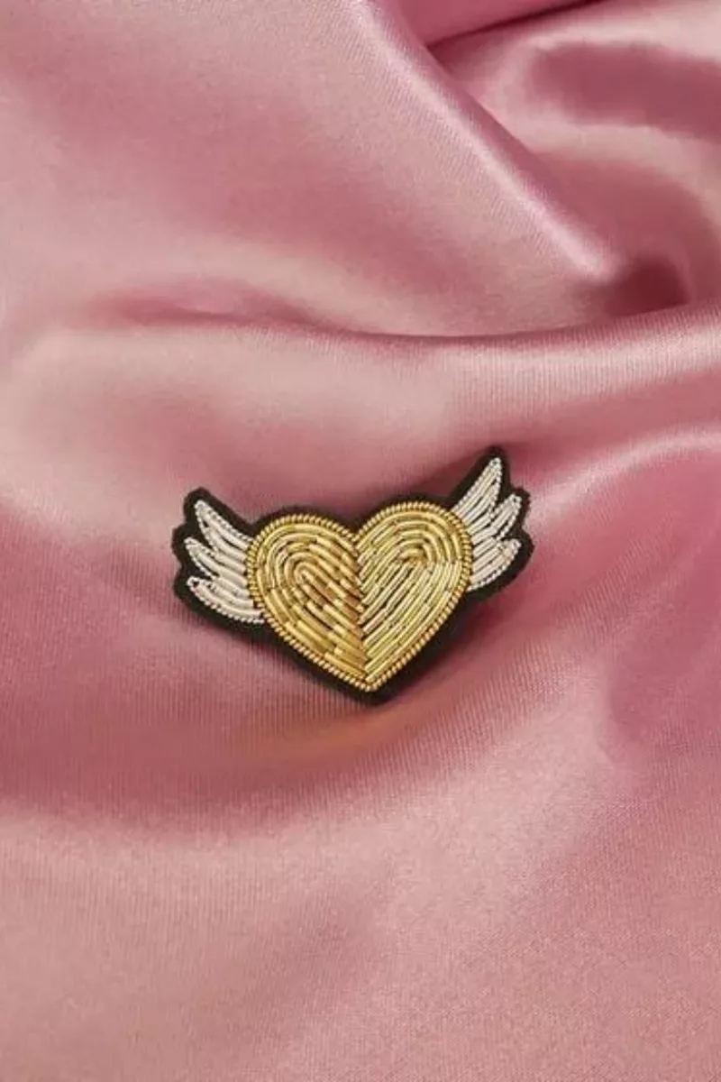 Broche Coeur ailé