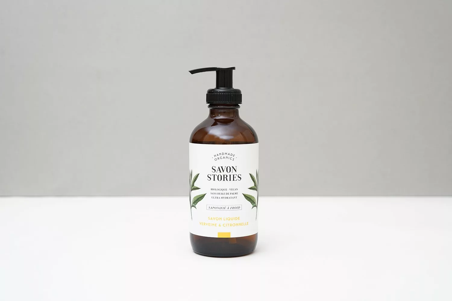 SAVON LIQUIDE BIO - VERVEINE & CITRONNELLE - Savon Stories – Image 1