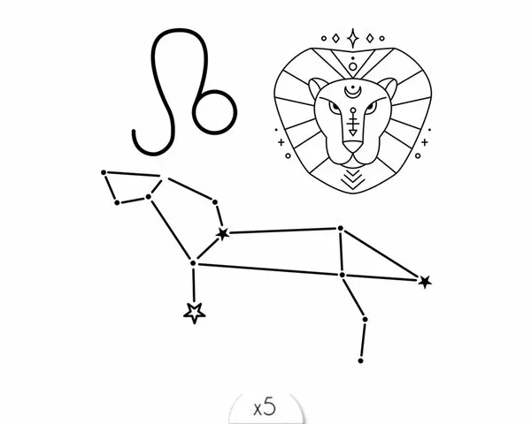 Tatouage éphémère : Lion - Sioou – Image 1