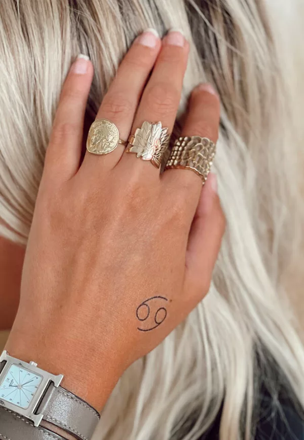 Tatouage éphémère : Cancer - Sioou – Image 3