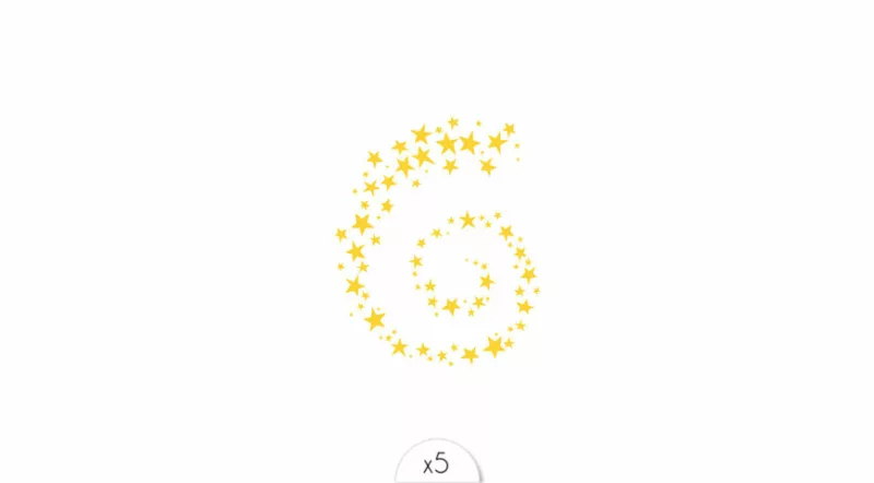 Tatouage éphémère : Spirale étoilée - Sioou