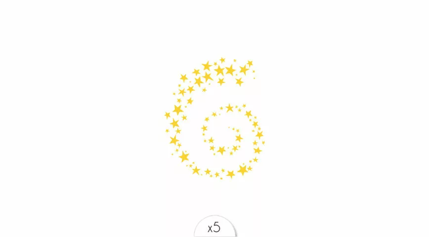 Tatouage éphémère : Spirale étoilée - Sioou – Image 1