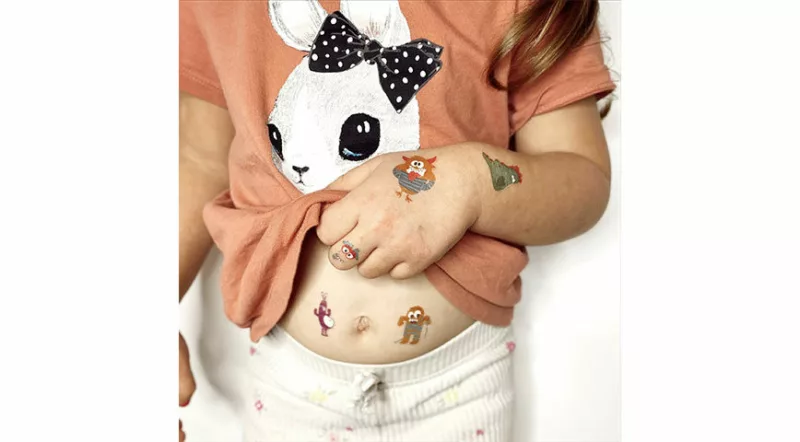 Tatouage éphémère : Mini Monstres - Sioou