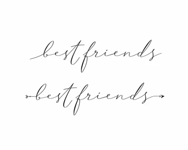 Tatouage éphémère : Bestfriends - Sioou – Image 1