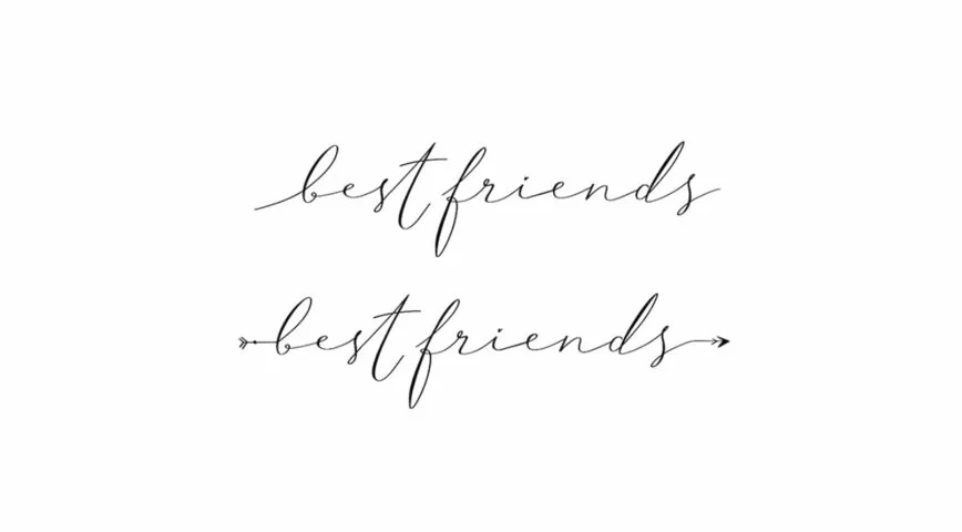 Tatouage éphémère : Bestfriends - Sioou – Image 1