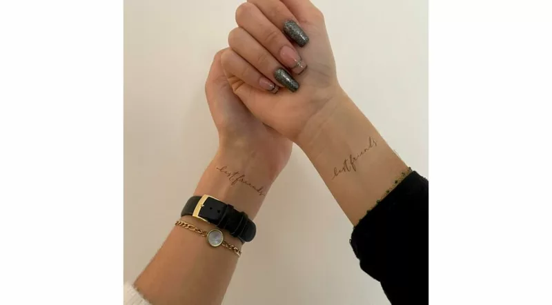 Tatouage éphémère : Bestfriends - Sioou