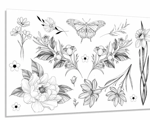 Tatouage éphémère : La Fée Fleurs - Sioou – Image 1