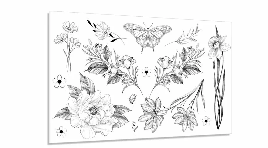 Tatouage éphémère : La Fée Fleurs - Sioou – Image 1