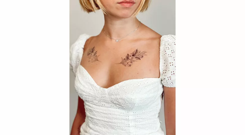 Tatouage éphémère : La Fée Fleurs - Sioou