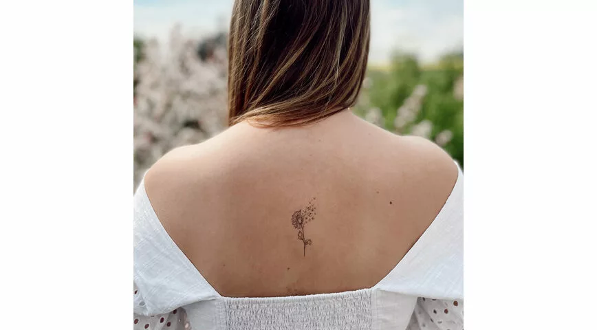 Tatouage éphémère : "D