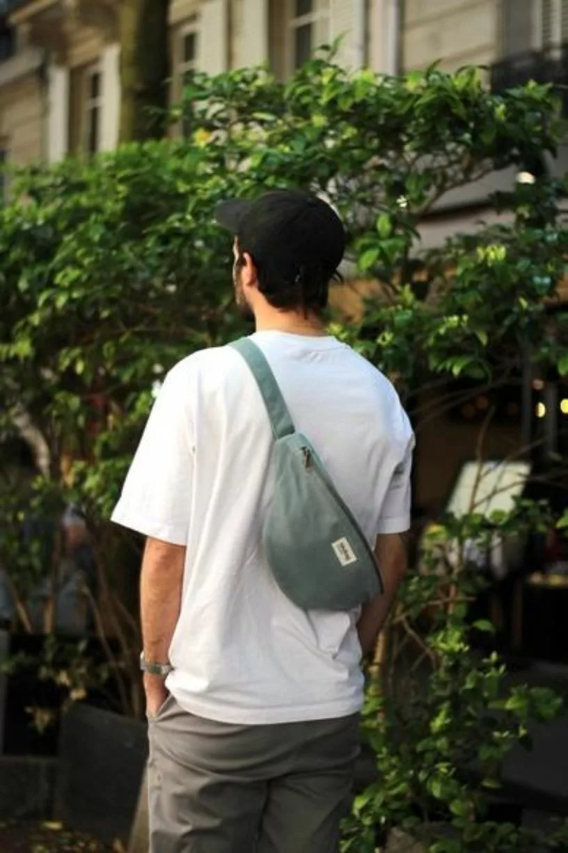 Sac Banane L Sasha - Sauge - Hindbag – Image 2