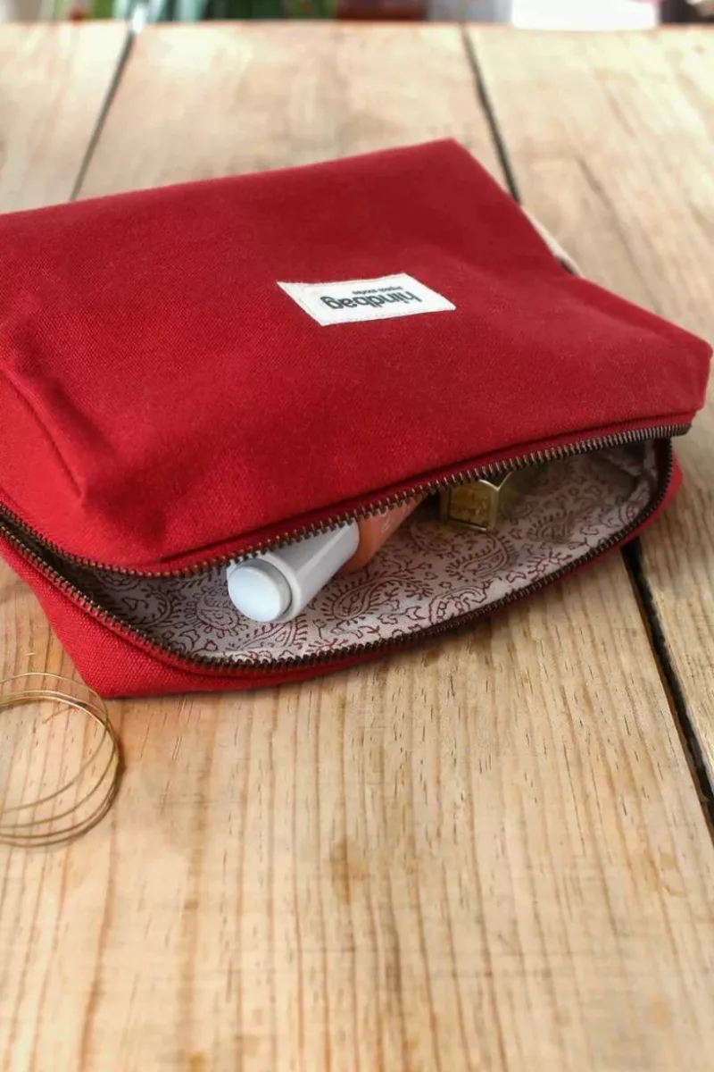 Trousse de toilette Léon - Terracotta