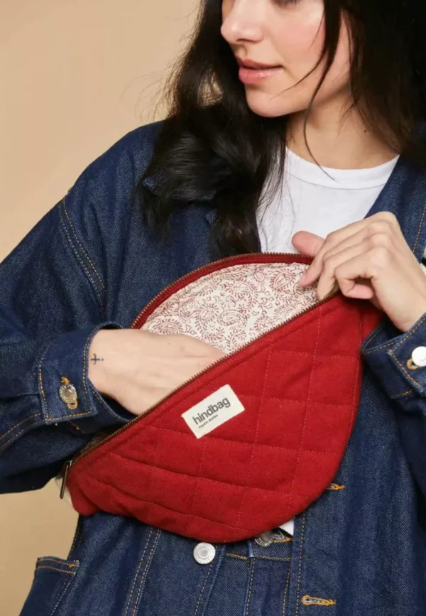 Sac banane matelassé Olivia - Terracotta - Hindbag – Image 3