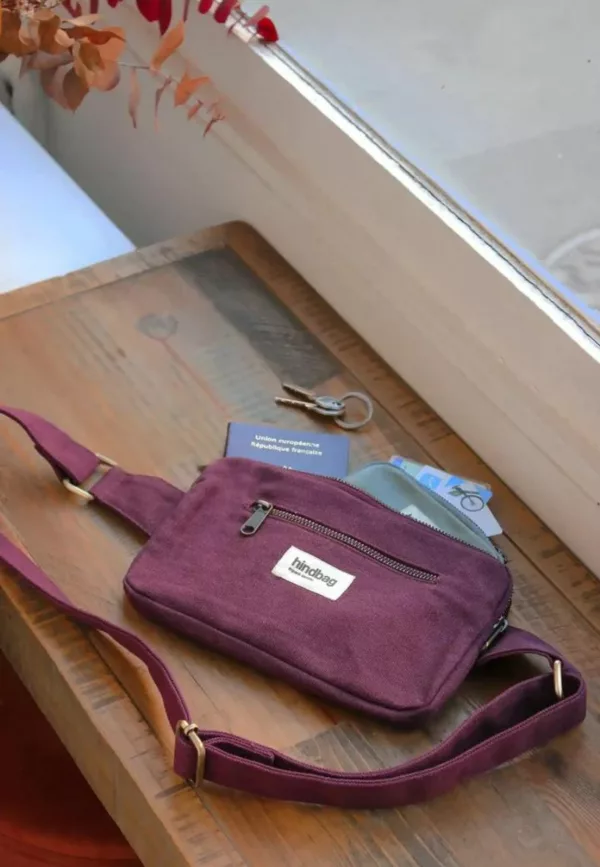 Sac banane rectangulaire Harry - Prune - Hindbag – Image 3