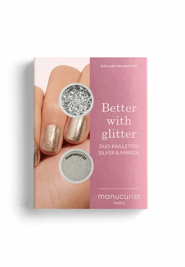 Duo Paillettes Silver & Mirror – Image 1