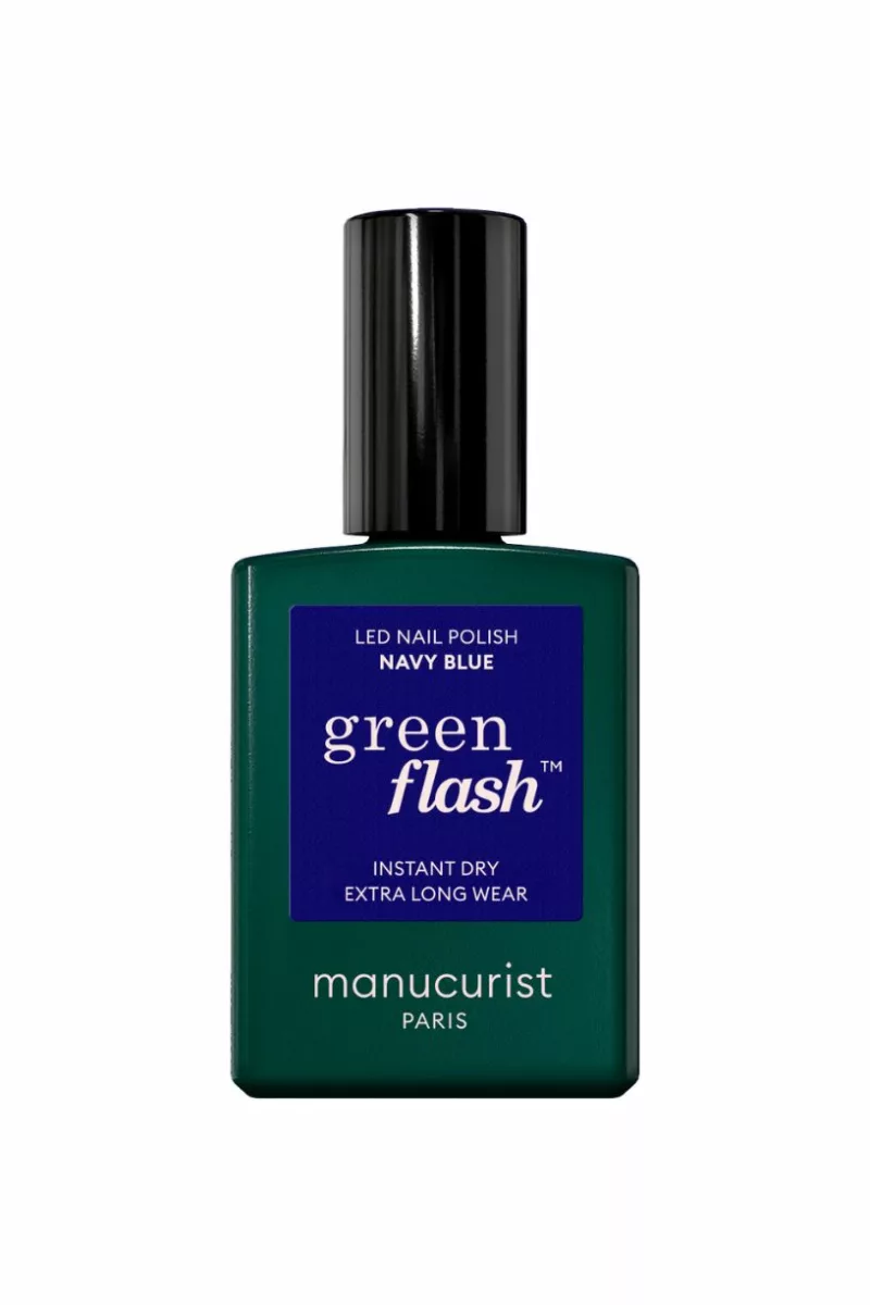 Navy Blue - Vernis Green Flash