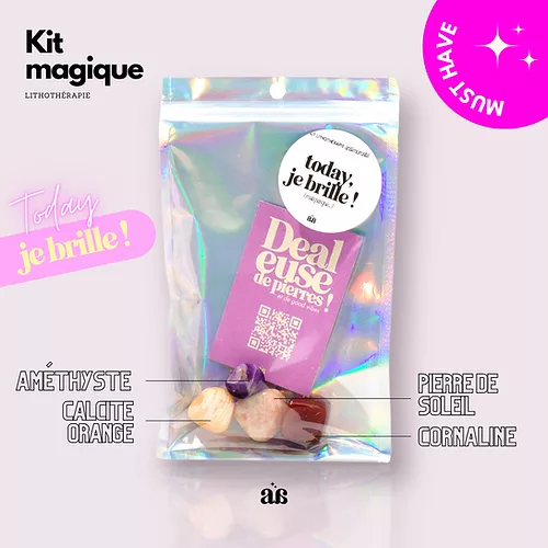 Kit lithothérapie "Today je brille"