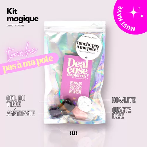 Kit lithothérapie "Touche pas à ma pote!"