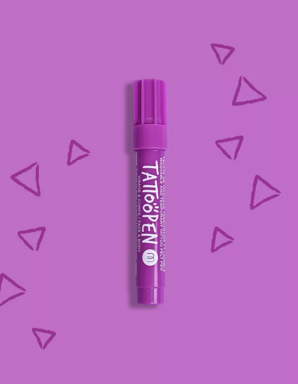 Tattoopen - Feutre de tatouage temporaire - Violet – Image 3