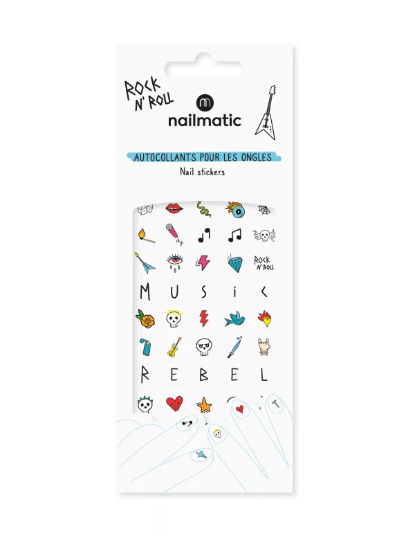 Gommettes Rock - Stickers pour ongles enfant – Image 2