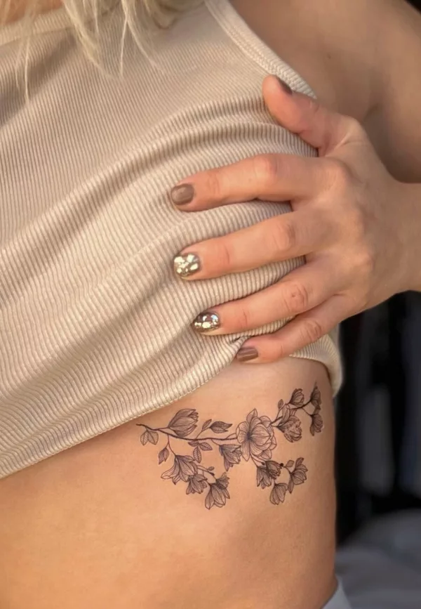 Parure de tatouages éphémères Magnolia forever - Sioou – Image 2