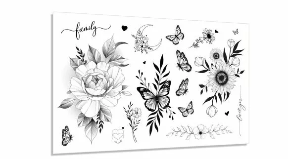 Parure de tatouage éphémère True Love - Sioou