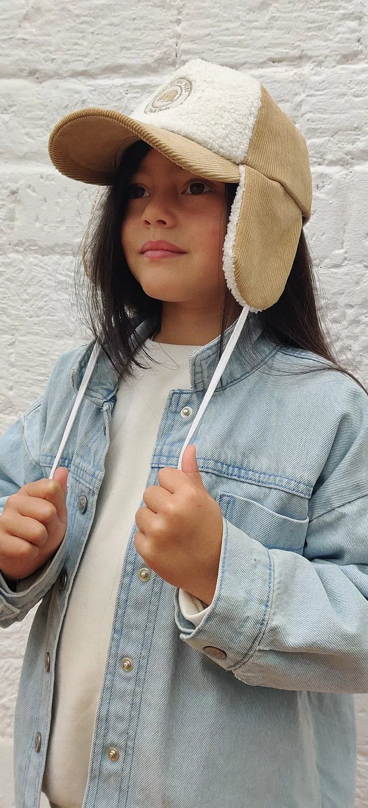 Casquette velours Cocooning sherpa avec cache-oreilles