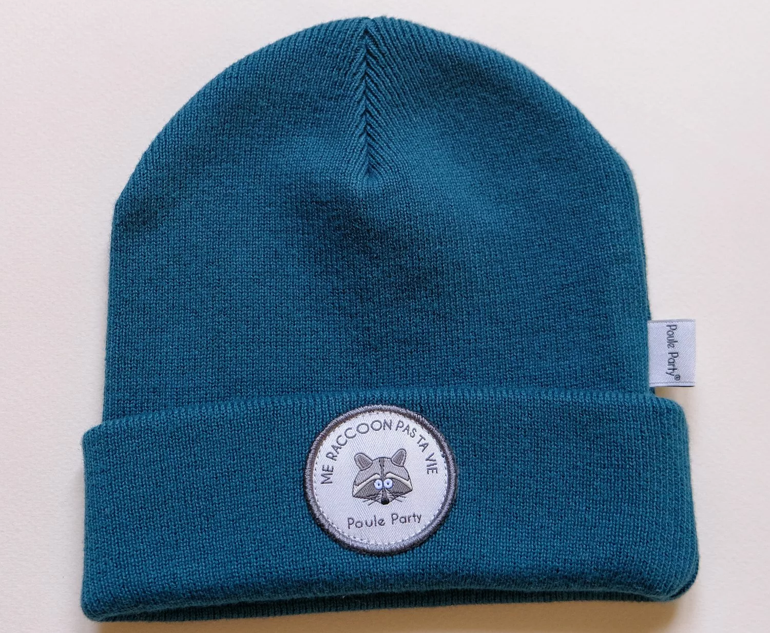 Bonnet Raccoon "Me raccoon pas ta vie" - Enfant – Image 1