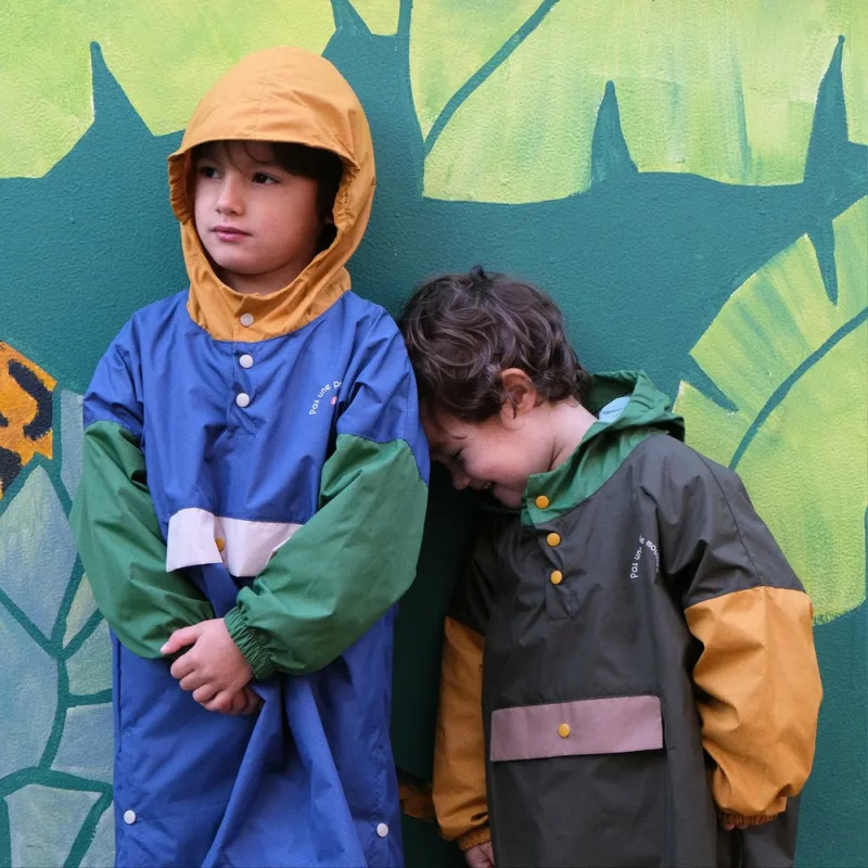 Poncho de pluie Kaki - Enfants