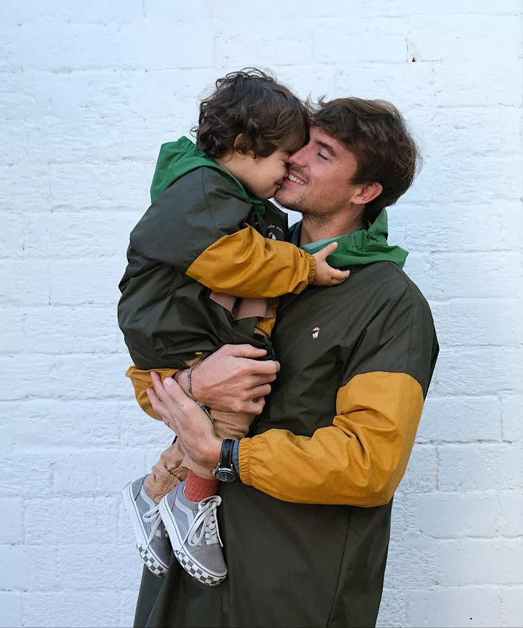 Poncho de pluie Kaki - Enfants