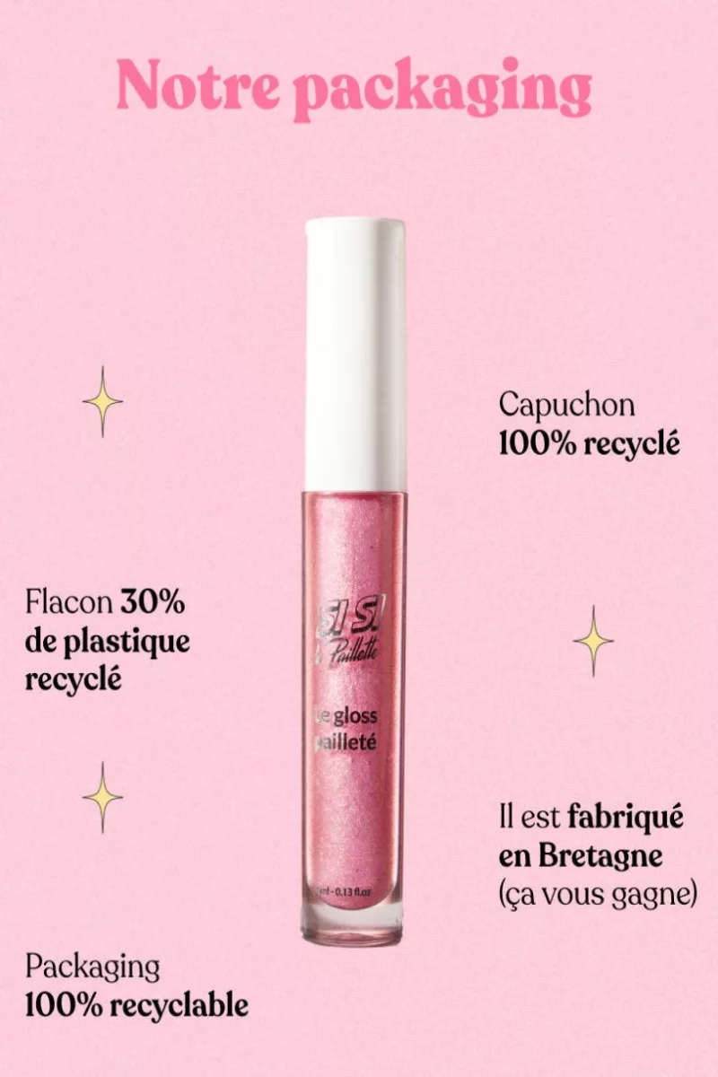 Gloss Pailleté - Rose Pamela