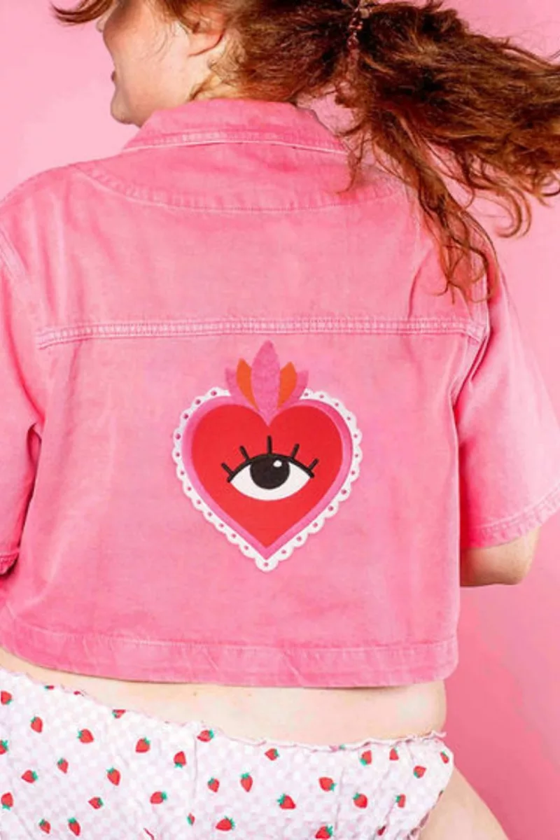 Patch thermocollant Sacré Coeur XL