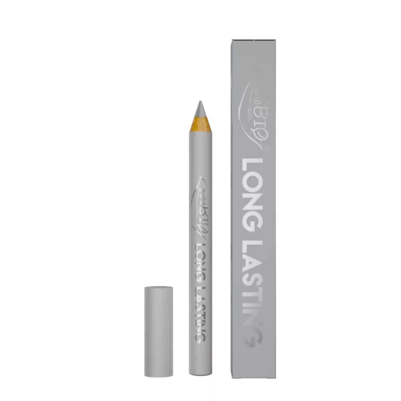 Crayon fard à paupières LONG LASTING 028L - Argent - PuroBio
