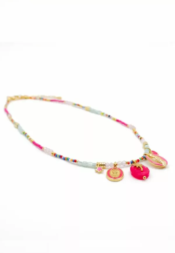 Collier perles grigris - CARLA 89 - L'atelier des dames – Image 2